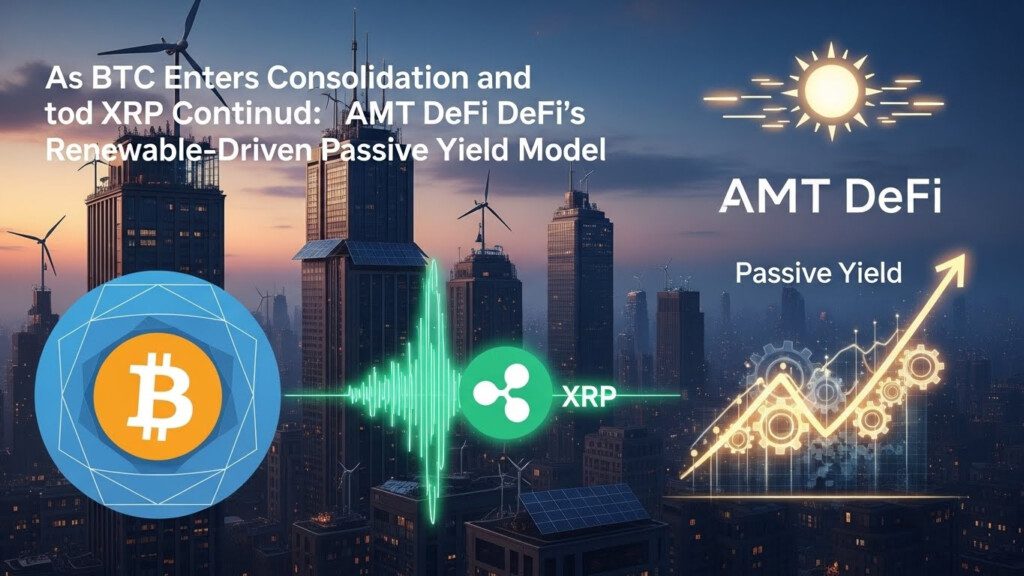 As BTC Enters Consolidation and XRP Continues to Expand: AMT DeFi’s Renewable Energy–Driven Passive Yield Model