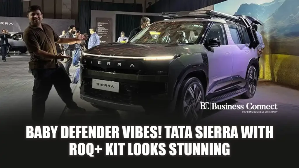 Baby Defender Vibes! Tata Sierra With ROQ+ Kit Looks Stunning