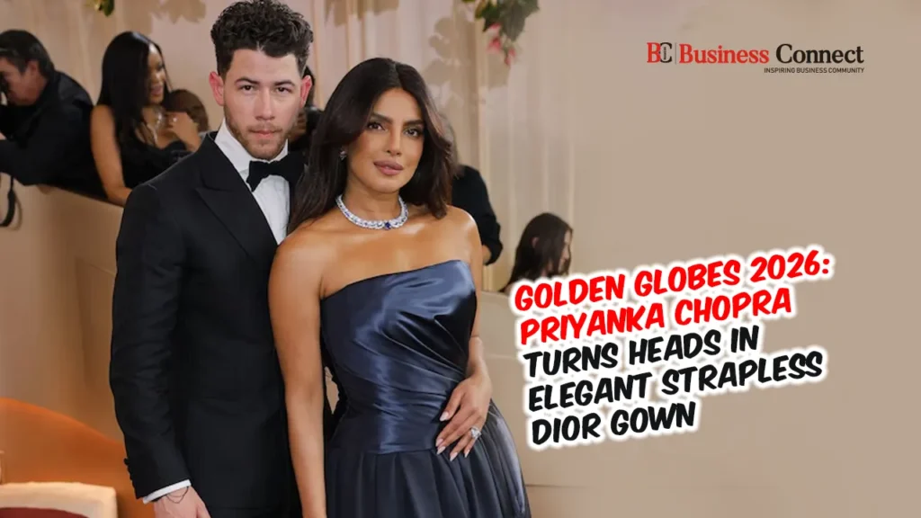 Golden Globes 2026: Priyanka Chopra Turns Heads in Elegant Strapless Dior Gown Golden Globes 2026: Priyanka Chopra Turns Heads in Elegant Strapless Dior Gown