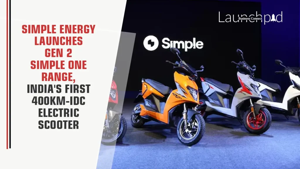 Simple Energy launches Gen 2 Simple One range, India's first 400km-IDC electric scooter