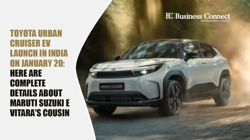 Toyota Urban Cruiser EV launch in India on January 20: Here are complete details about Maruti Suzuki e Vitara's cousin