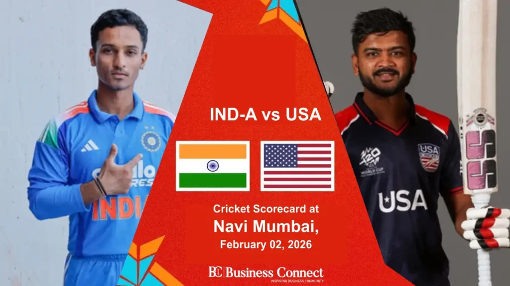 IND-A vs USA Cricket Scorecard at Navi Mumbai, February 02, 2026