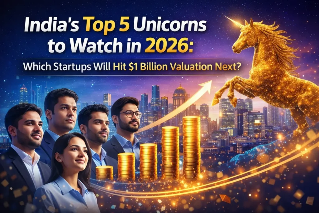 India’s Top 5 Unicorns to Watch in 2026 Which Startups Will Hit $1 Billion Valuation Next