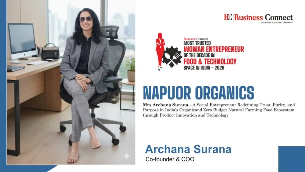 Mrs. Archana Surana : A Social Entrepreneur Redefining Trust, Purity, and Purpose in India’s Organic and Zero-Budget Natural Farming Food Ecosystem Through Product Innovation and Technology