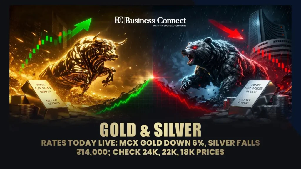 Gold & Silver Rates Today Live: MCX Gold Down 6%, Silver Falls ₹14,000; Check 24K, 22K, 18K Prices
