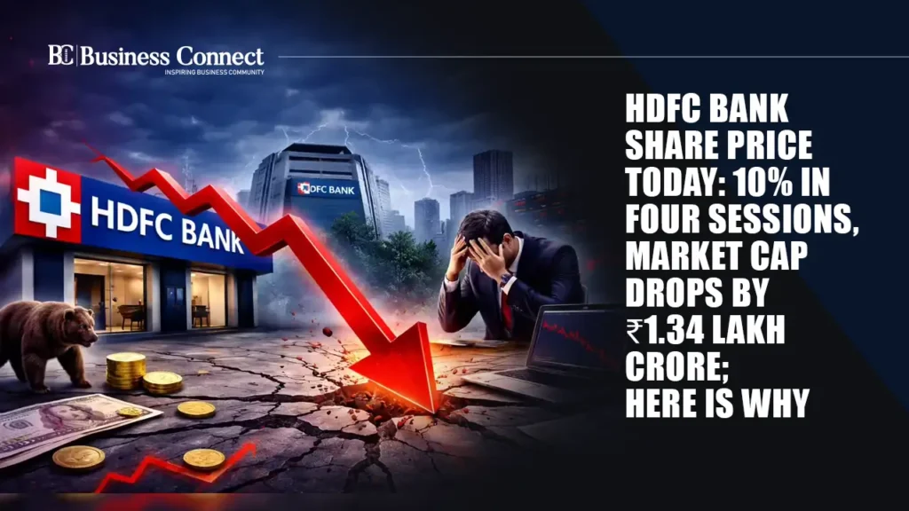 Hdfc Bank Share Price Today: 10% in four sessions, market cap drops by ₹1.34 lakh crore; here is why Hdfc Bank Share Price Today: 10% in four sessions, market cap drops by ₹1.34 lakh crore; here is why