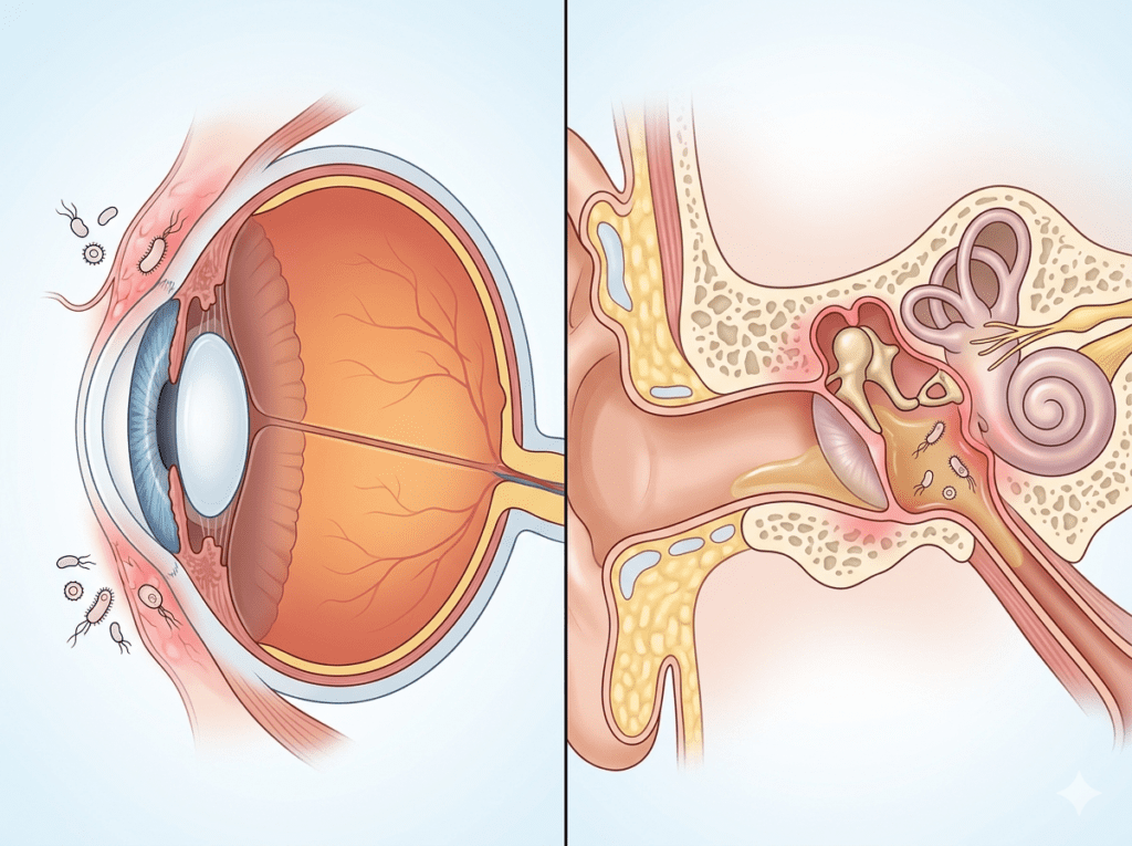 Bacterial Eye and Ear Infections: Symptoms and Treatment Options