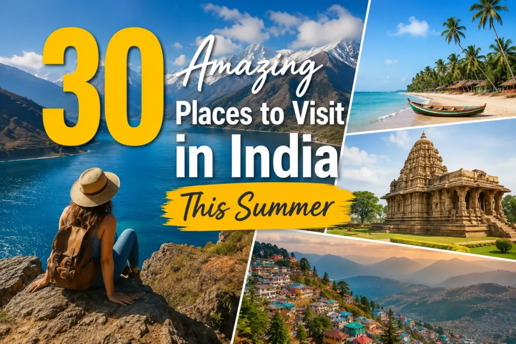 30 Amazing Places to Visit in India This Summer