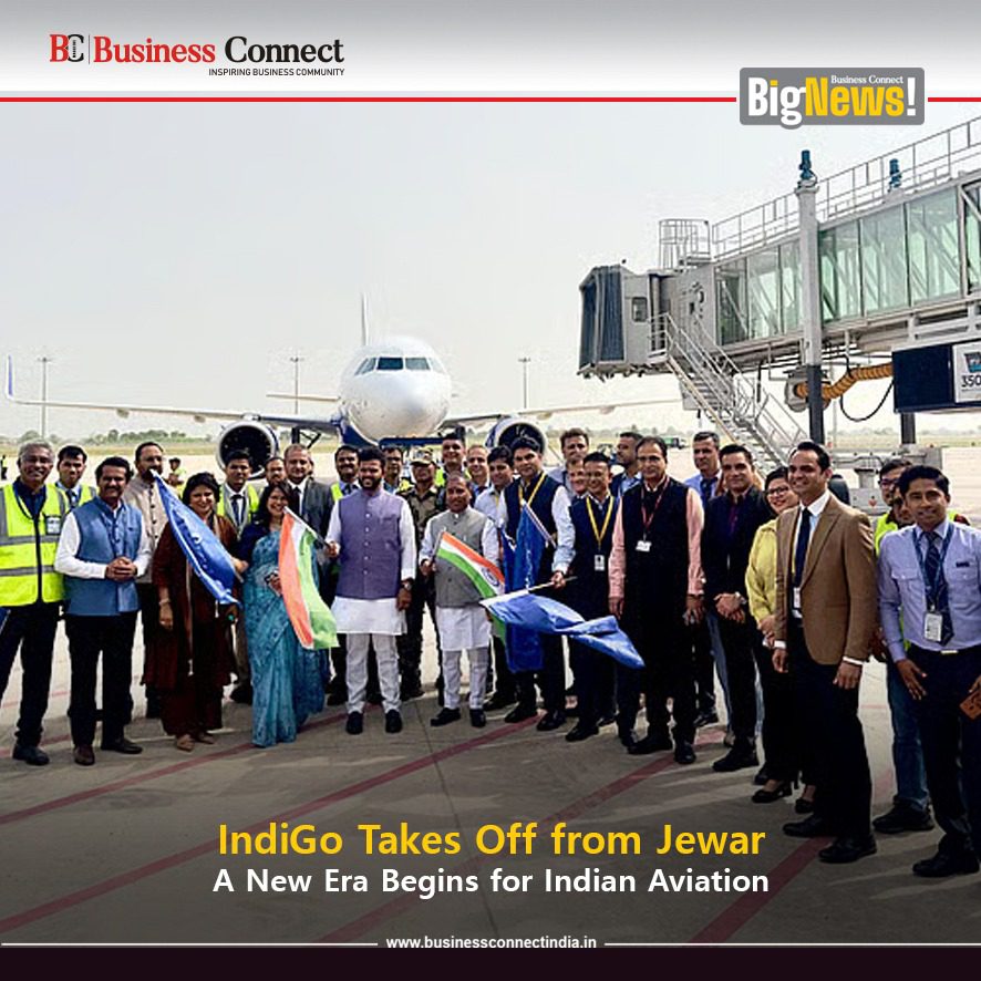 IndiGo Takes Off from Jewar: A New Era Begins for Indian Aviation IndiGo Takes Off from Jewar A New Era Begins for Indian Aviation