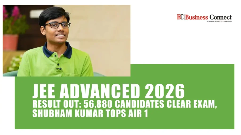 JEE Advanced 2026 Result OUT: 56,880 Candidates Clear Exam — Shubham Kumar Secures AIR 1