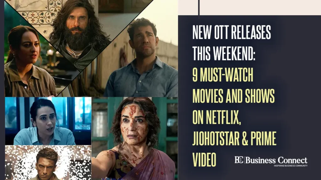 New OTT Releases This Weekend: 9 Must-Watch Movies and Shows on Netflix, JioHotstar & Prime Video