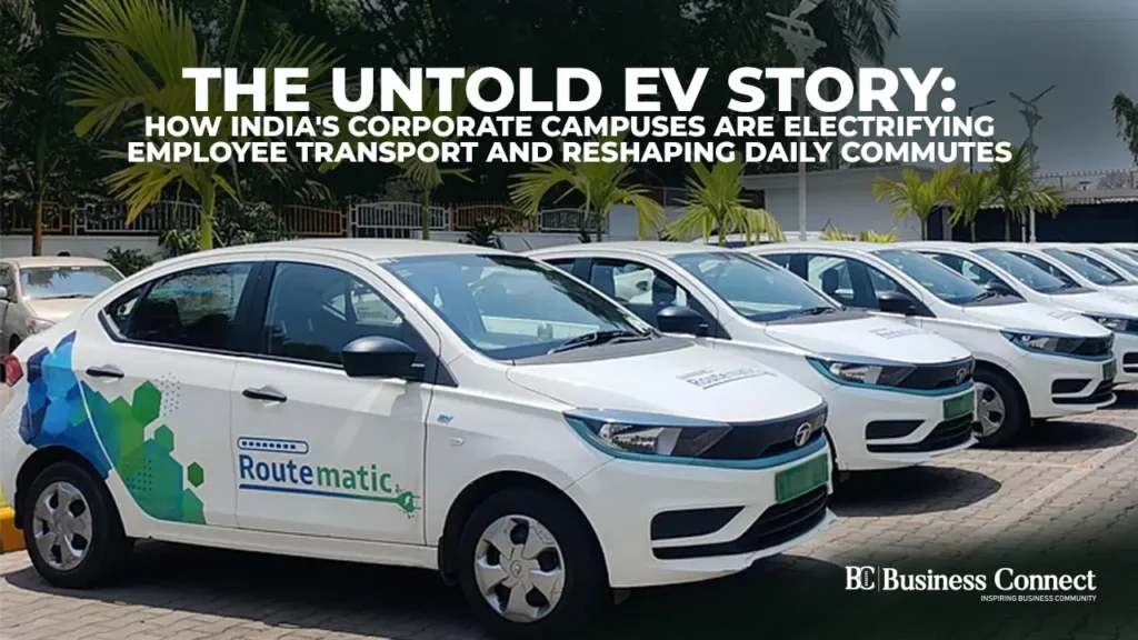 The Untold EV Story: How India’s Corporate Campuses Are Electrifying Employee Transport and Reshaping Daily Commutes The Untold EV Story: How India's Corporate Campuses Are Electrifying Employee Transport and Reshaping Daily Commutes