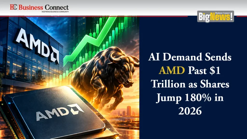 AI Demand Sends AMD Past $1 Trillion as Shares Jump 180% in 2026