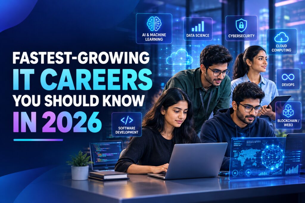 Fastest-Growing IT Careers You Should Know in 2026 Fastest-Growing IT Careers You Should Know in 2026