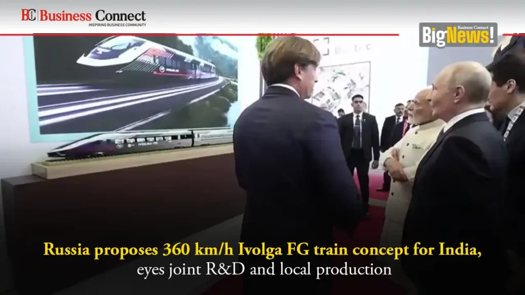 Russia Proposes 360 km/h Ivolga FG Train for India, Eyes Joint R&D and Local Production