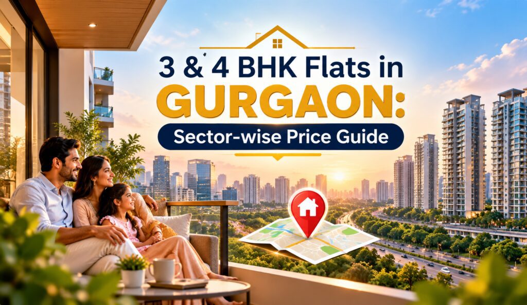 3 & 4 BHK Flats in Gurgaon: Sector-wise Price Guide