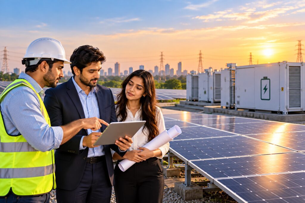 How Solar Power Energy Projects Are Evolving with Battery Storage in India